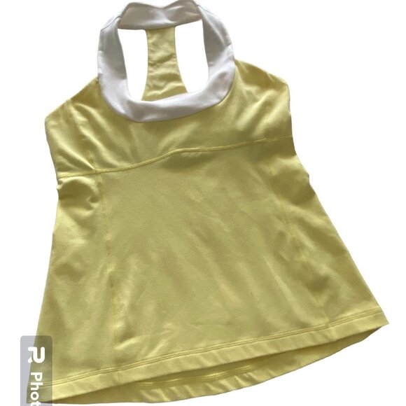 Lululemon Athletica Tank Top with a Built-in Sports Bra Mesh Details - Picture 3 of 5